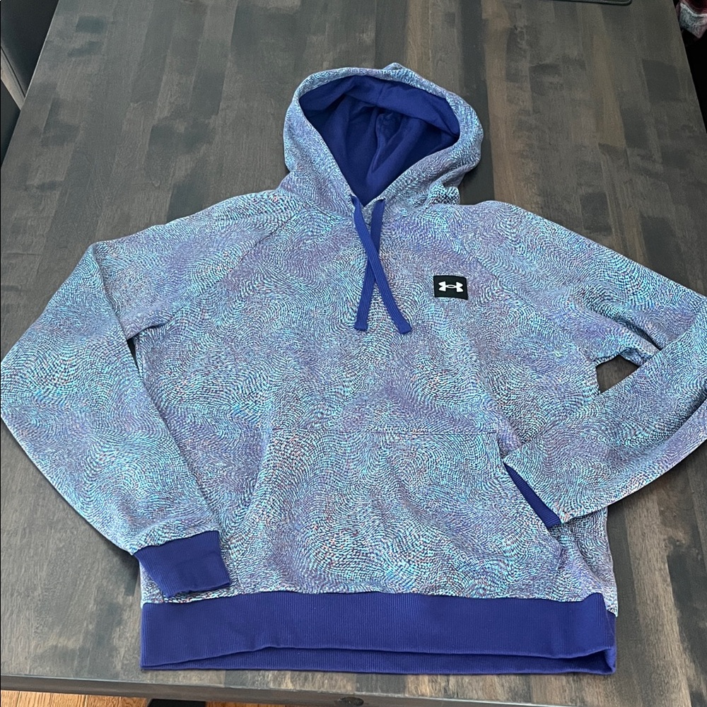 Under Armour Men's Patterned Purple Hoodie size Medium New never worn